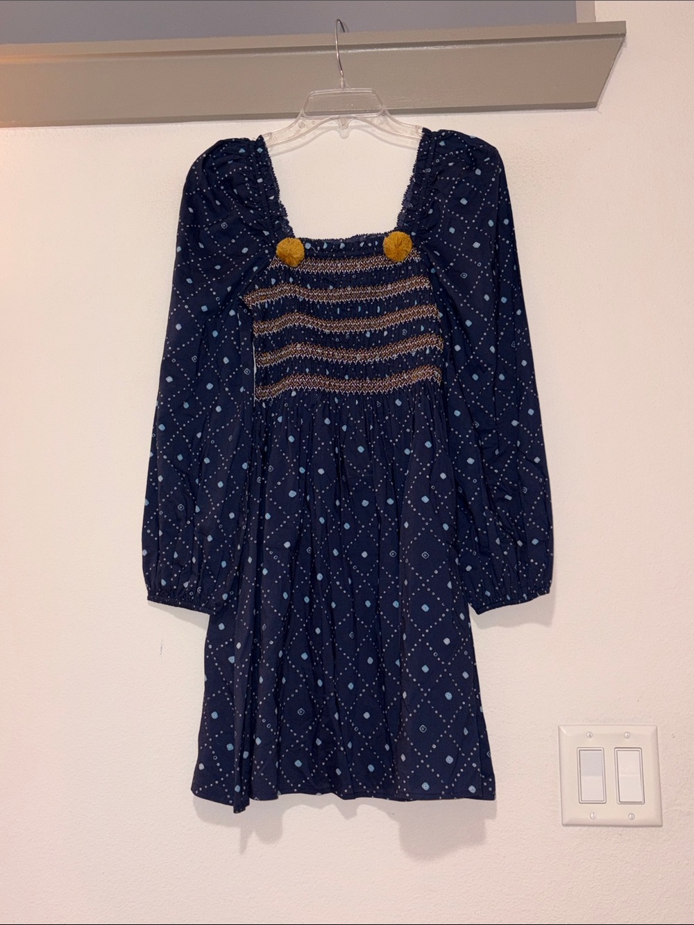 Figue Peony Dress in Kizzy Navy SZ XS NWT - Picture 2 of 5